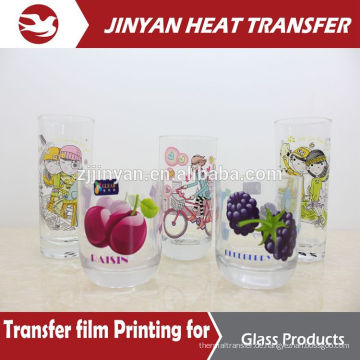 print for glass bottler heat transfer film